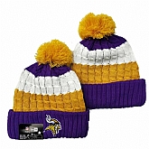 Minnesota Vikings Team Logo Knit Hat YD (3),baseball caps,new era cap wholesale,wholesale hats